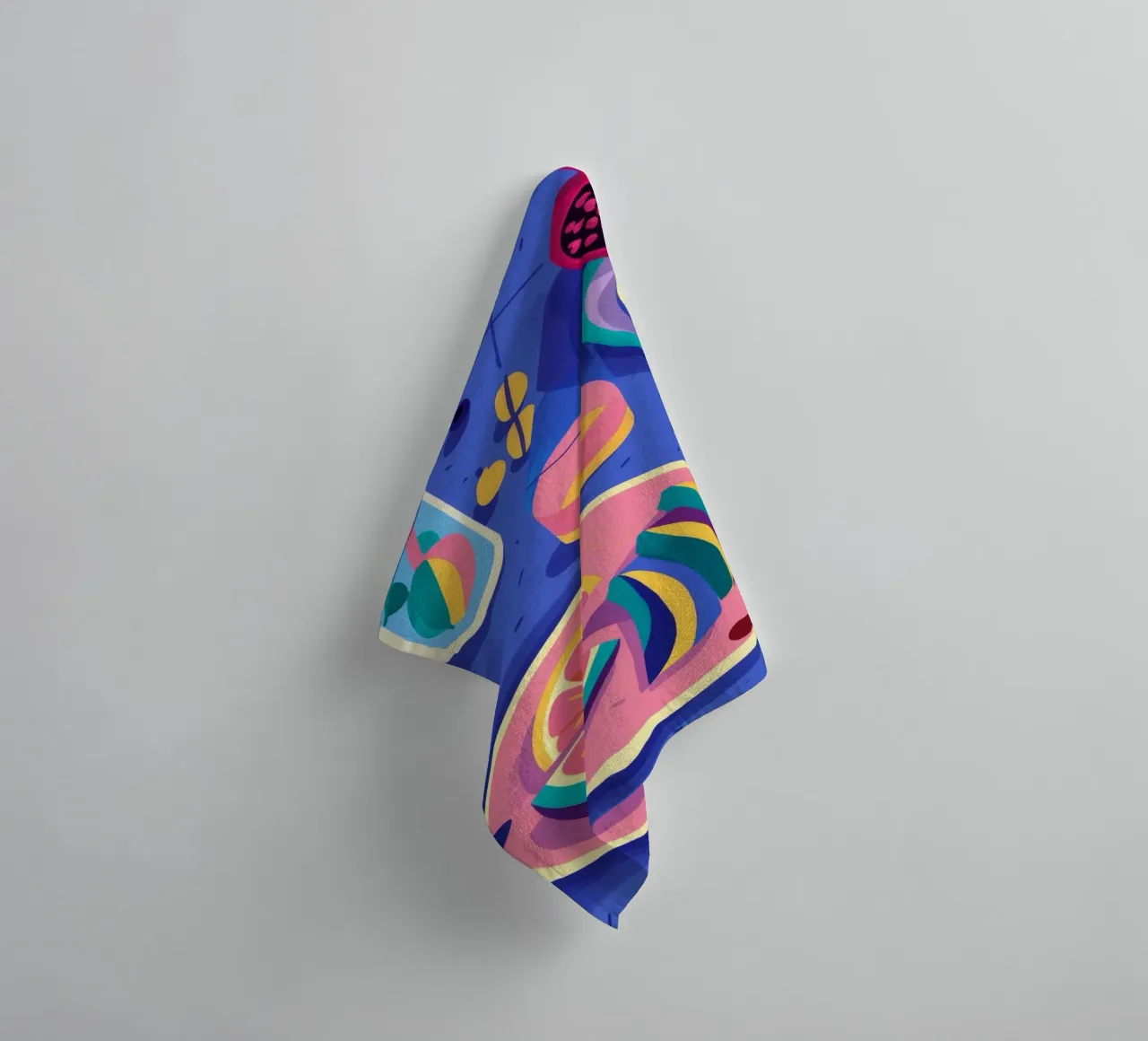 Citrus Splash Soiree towel by Muse Artworks