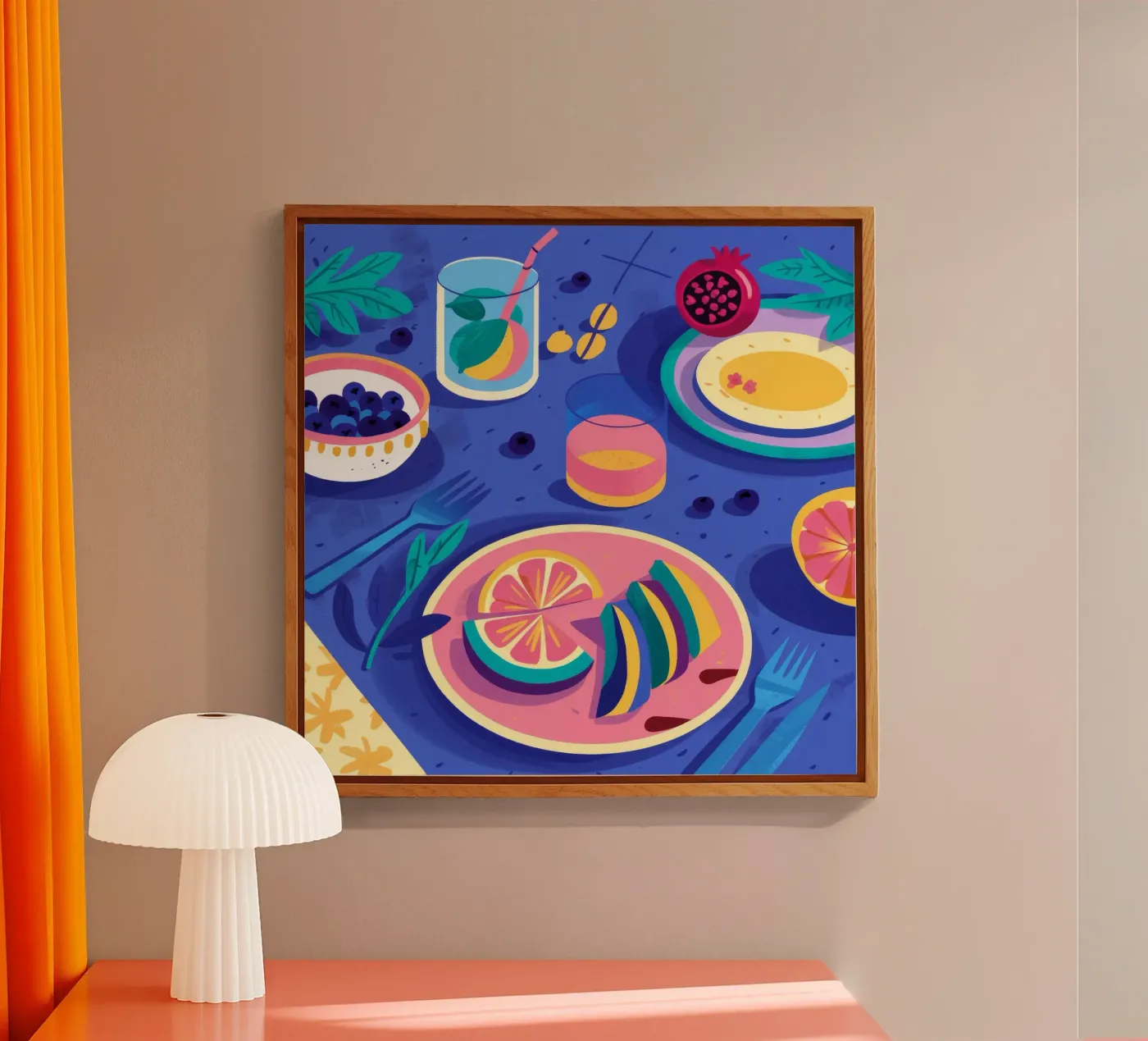Citrus Splash Soiree plexiglass da Muse Artworks