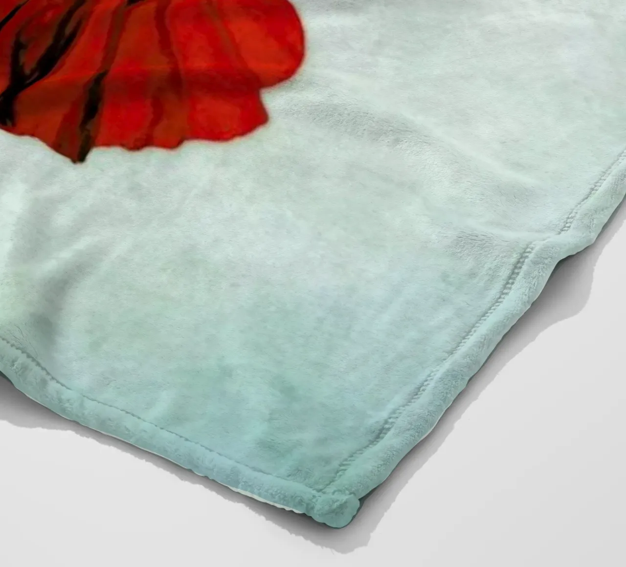 Red fleecedeken van Angelo Cerantola