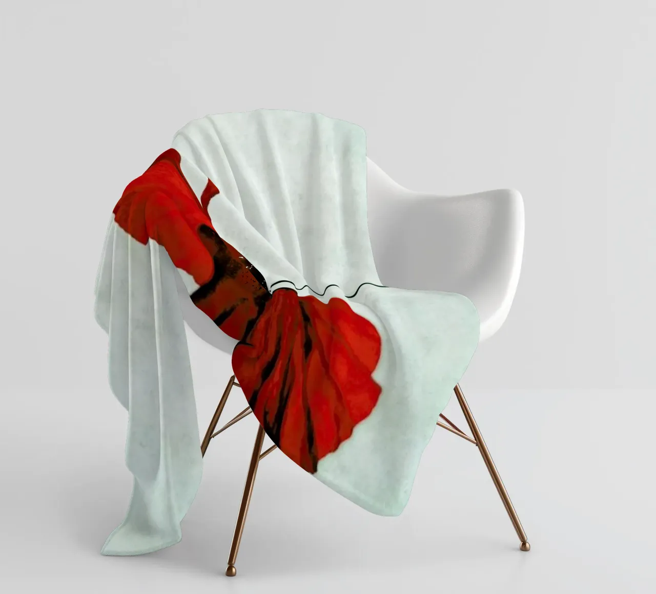 Red fleecedeken van Angelo Cerantola