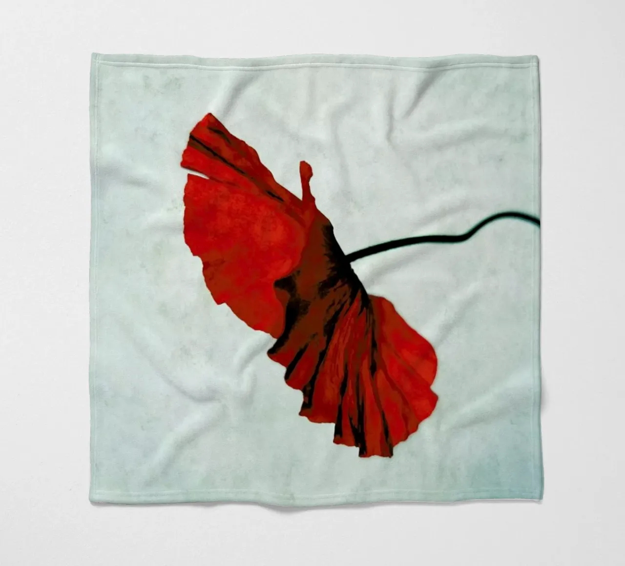 Red fleecedeken van Angelo Cerantola