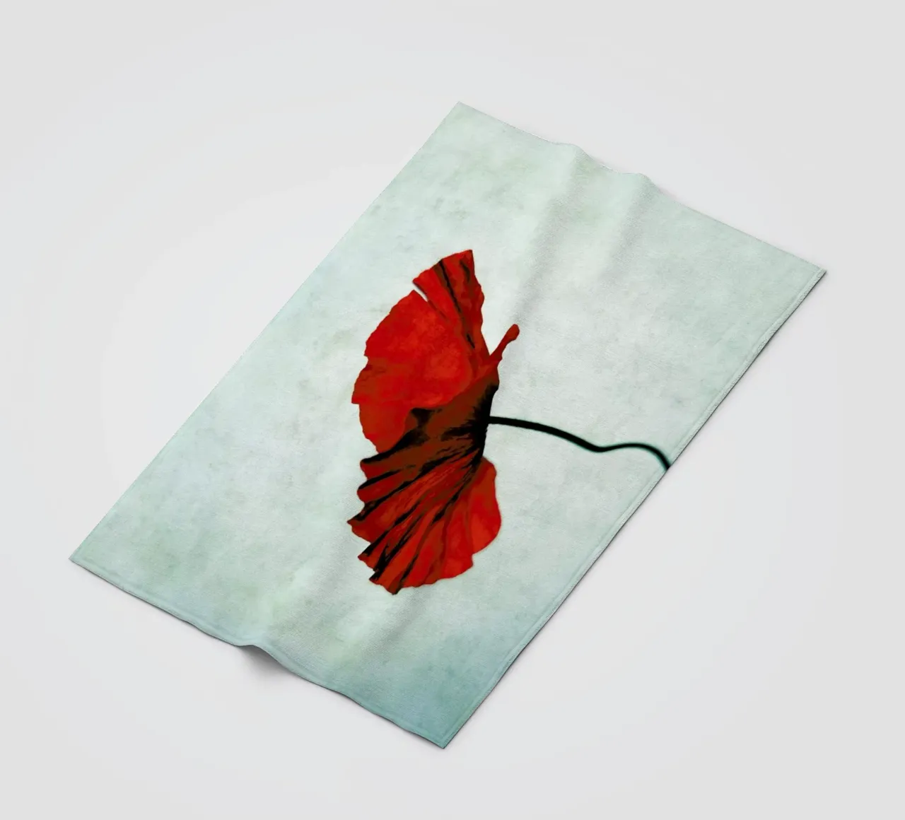 Red fleecedeken van Angelo Cerantola