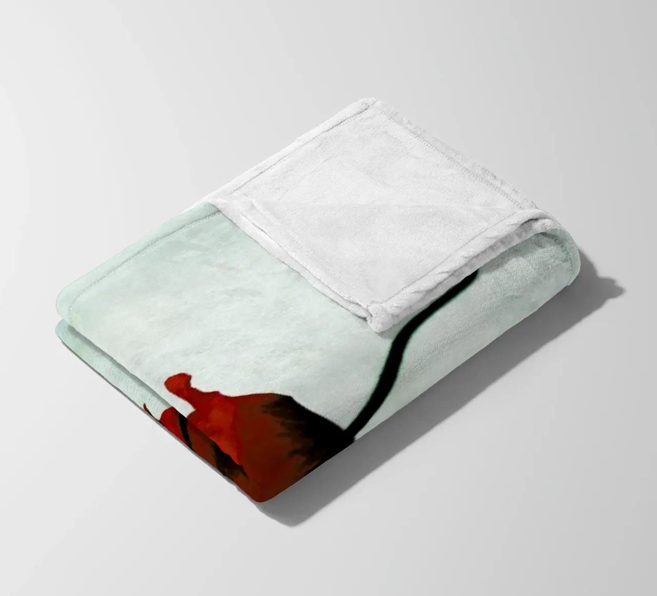 Red fleecedeken van Angelo Cerantola