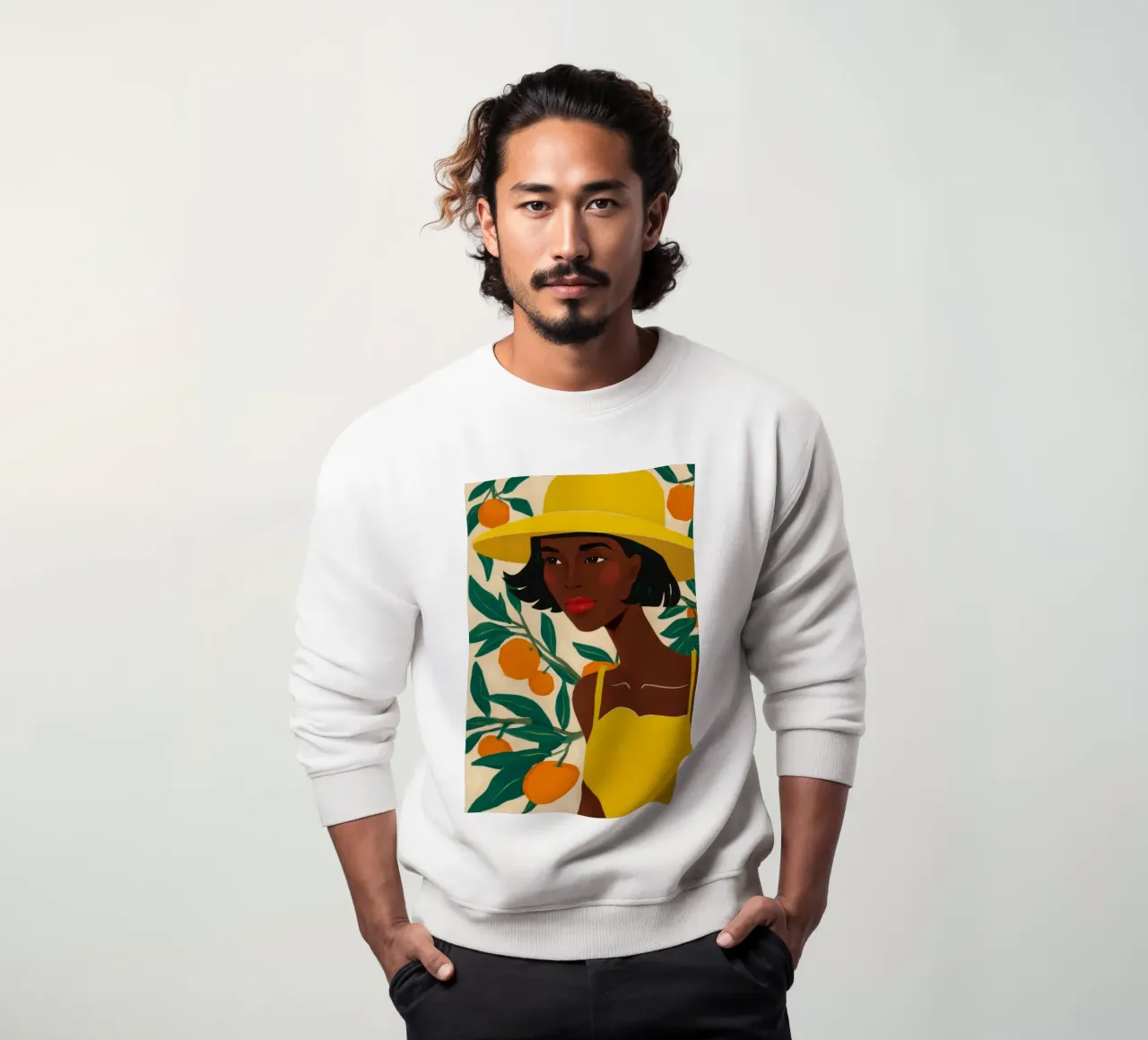 Agrumi a cappello giallo felpa da Peak Delusion