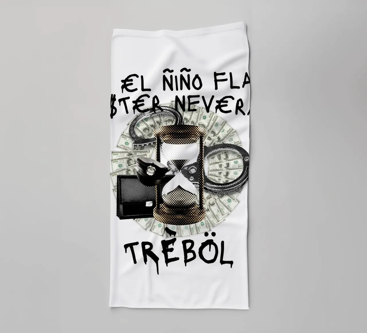 tIM€ asciugamano da bagno da TREBOL