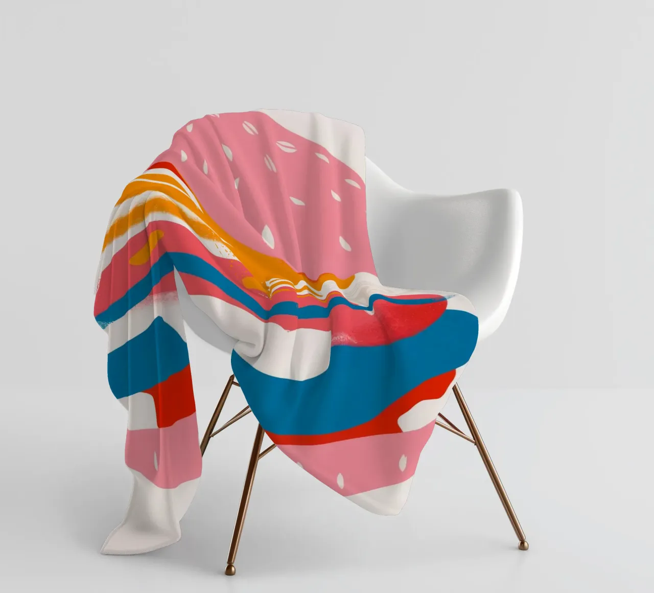 Sogno di un hamburger galleggiante coperta in pile da Muse Artworks