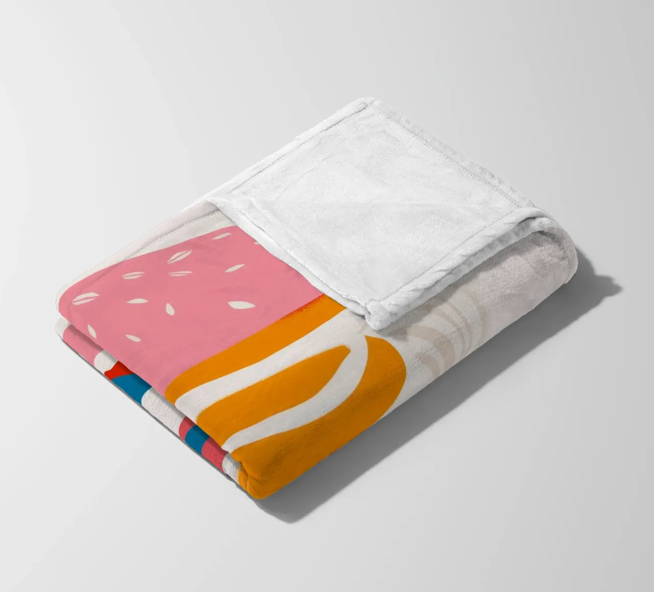 Sogno di un hamburger galleggiante coperta in pile da Muse Artworks