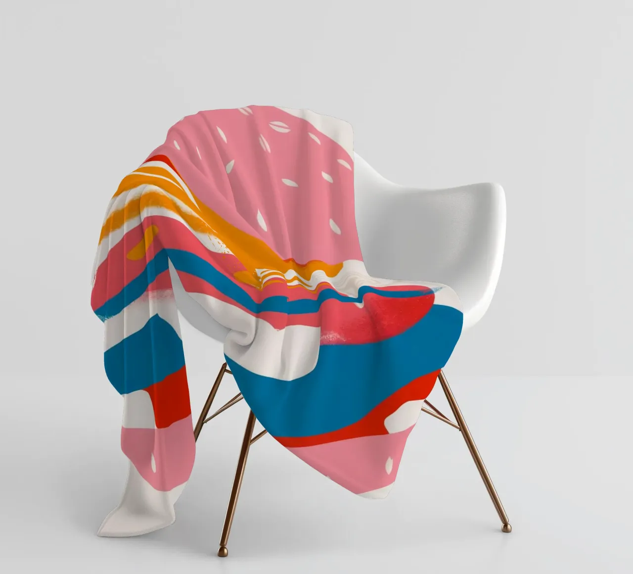 Sogno di un hamburger galleggiante coperta in pile da Muse Artworks