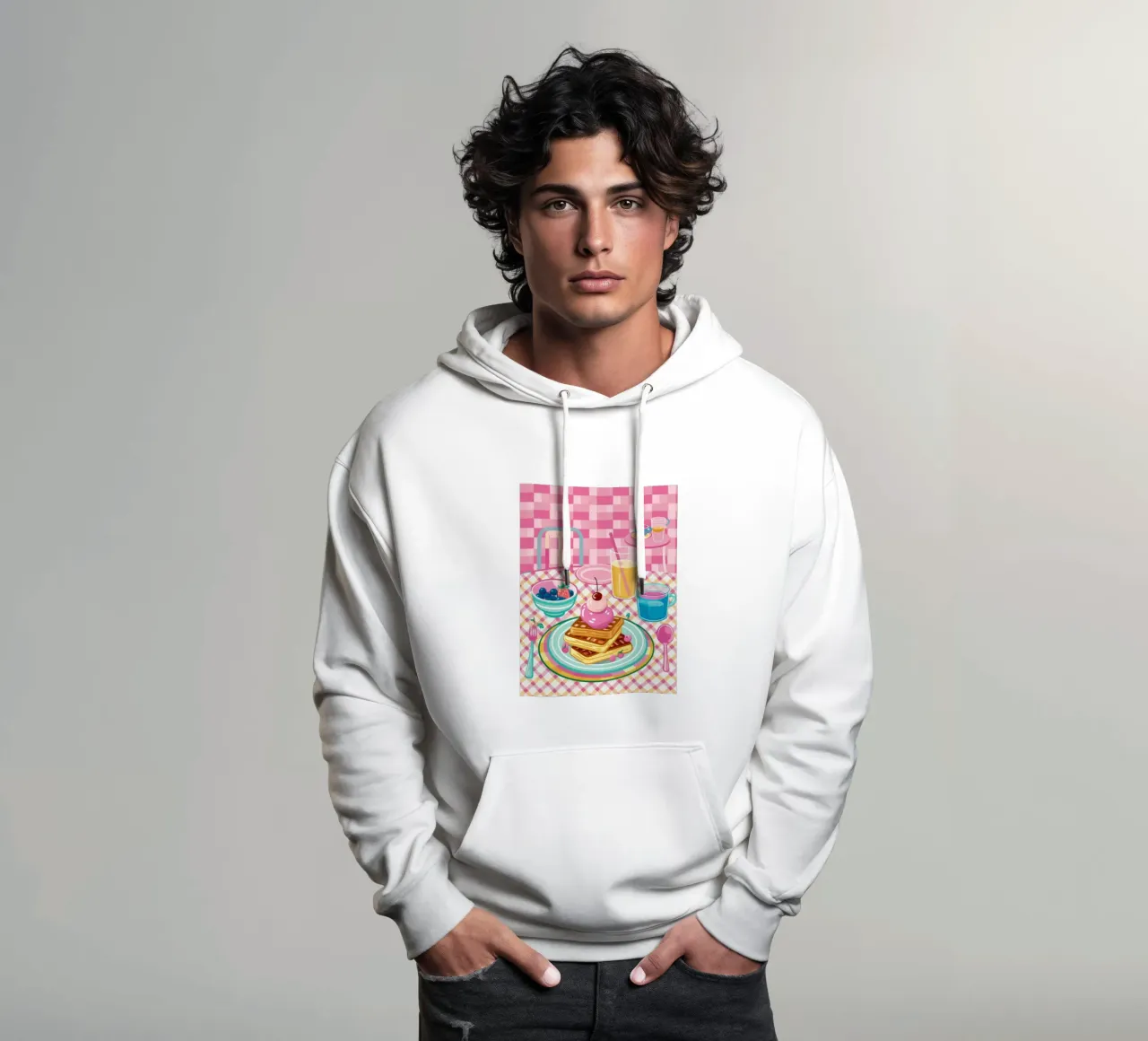 Dolcezza del waffle felpa con cappuccio da Muse Artworks