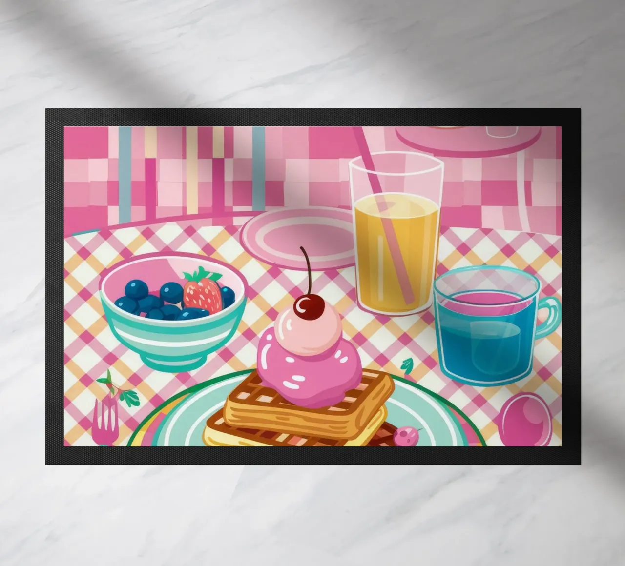 Dolcezza del waffle zerbino da Muse Artworks