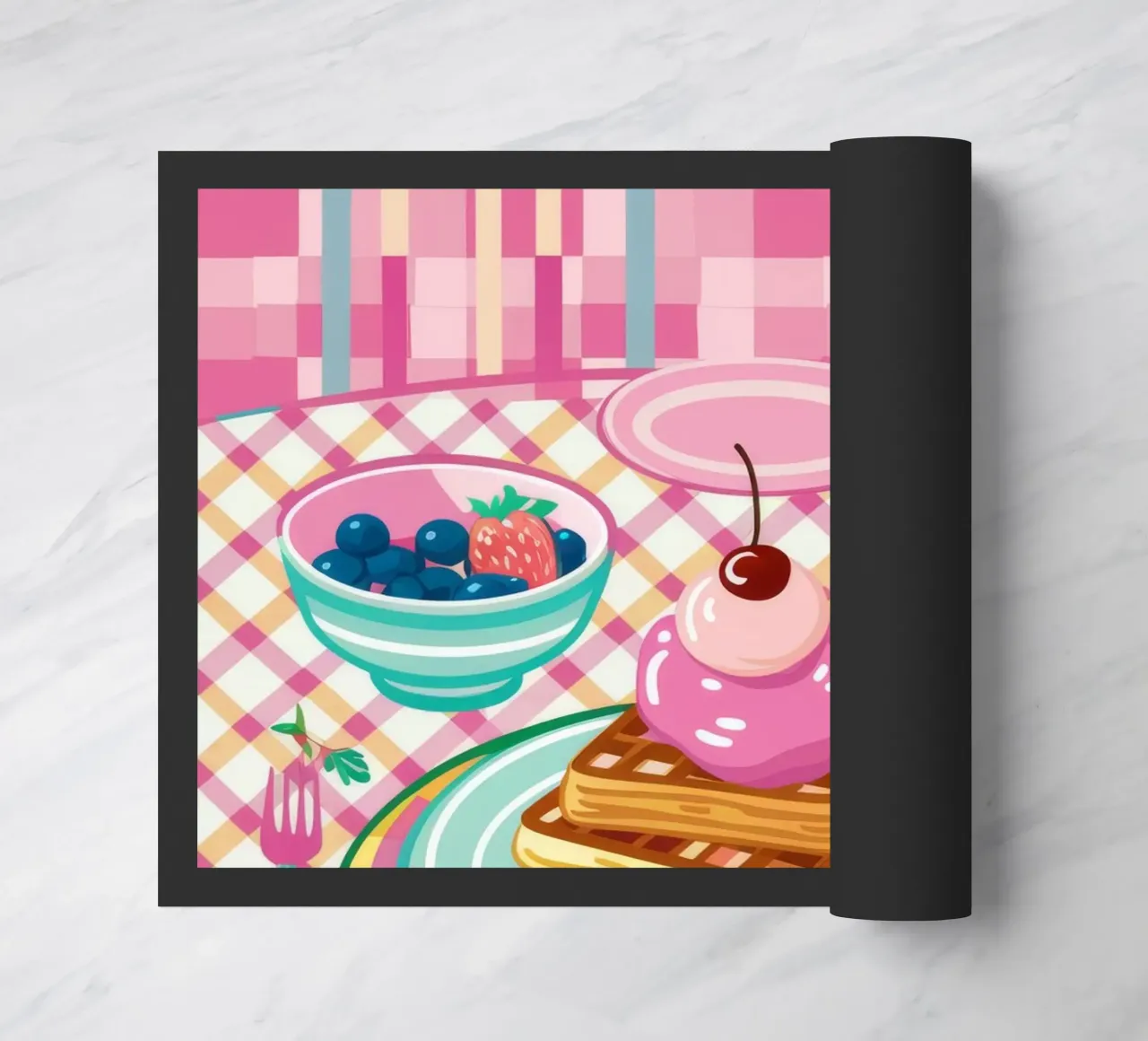 Dolcezza del waffle zerbino da Muse Artworks