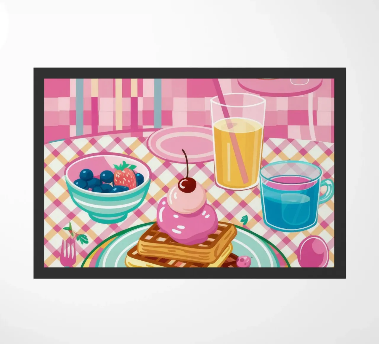 Dolcezza del waffle zerbino da Muse Artworks