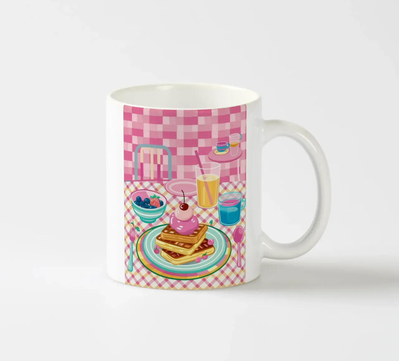 Dolcezza del waffle tazza in ceramica da Muse Artworks