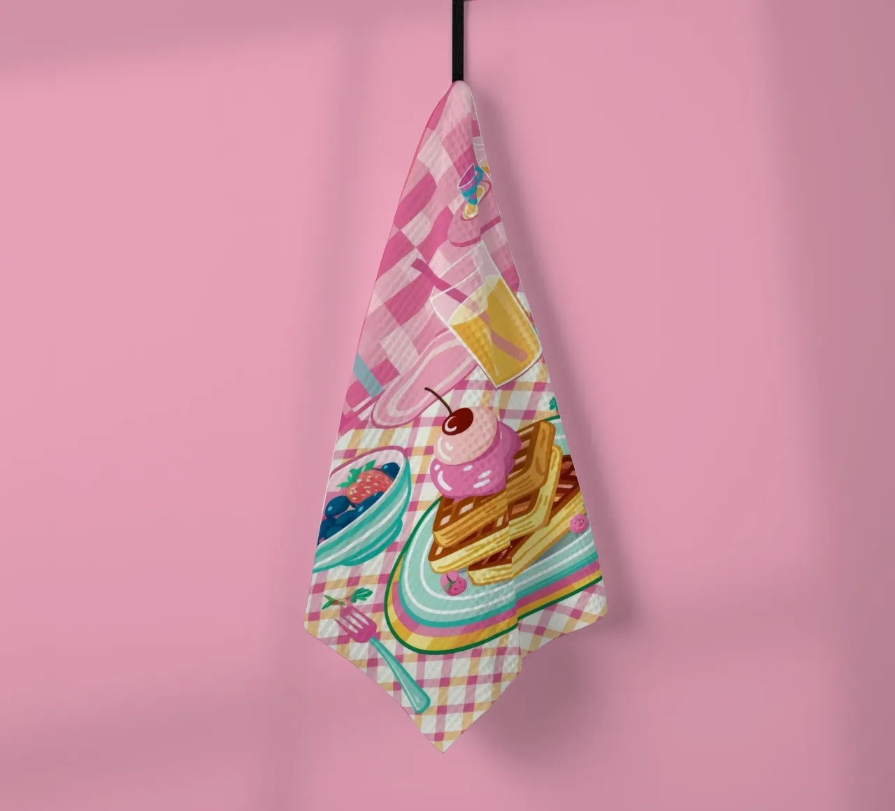 Dolcezza del waffle canovaccio da cucina da Muse Artworks