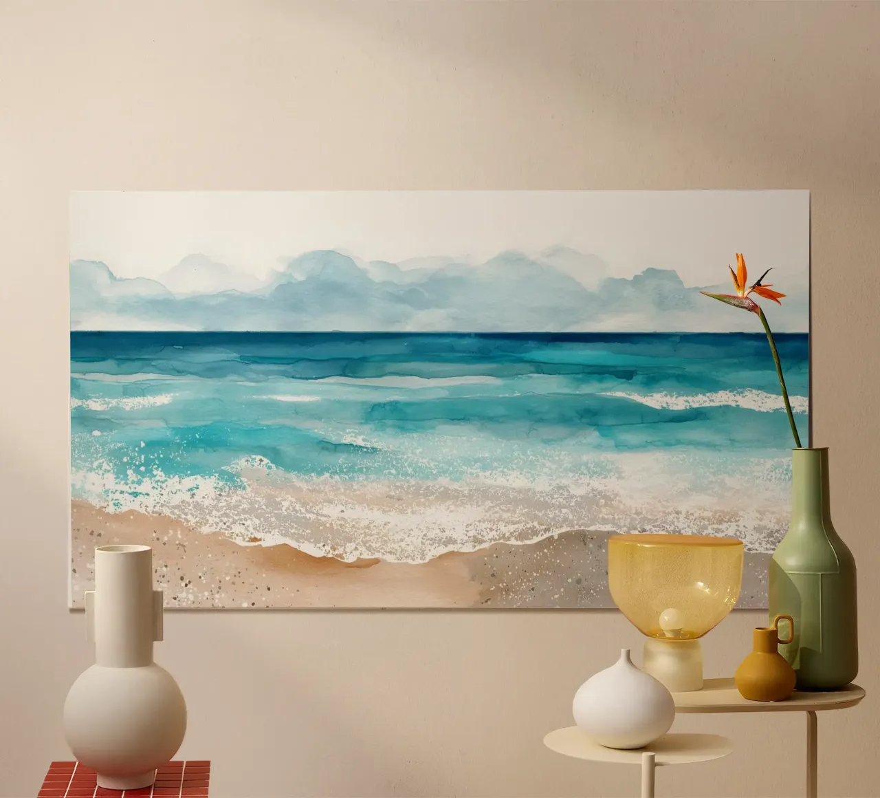 Sale e silenzio poster con telaio in legno da Matthias Keller Studio