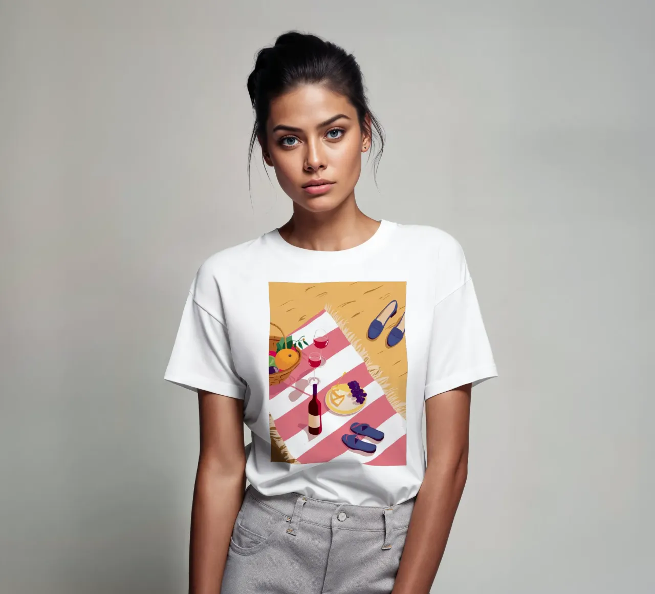 Beatitudine da picnic in spiaggia t-shirt da Muse Artworks