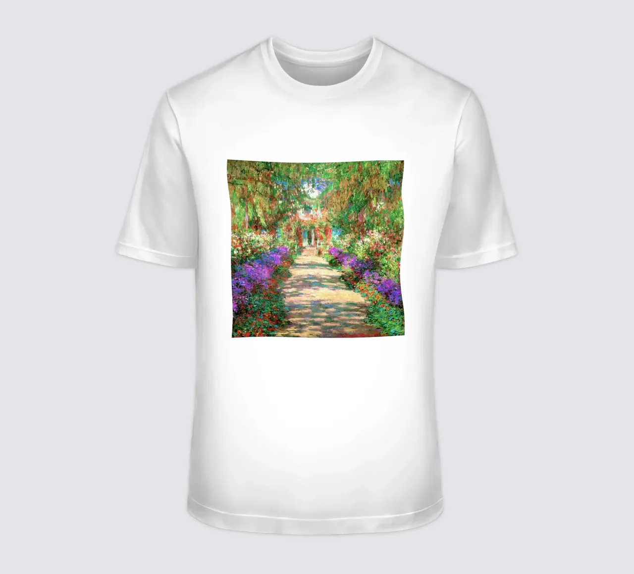 Il viale dei ricordi di Monet t-shirt da Günstiger Laden