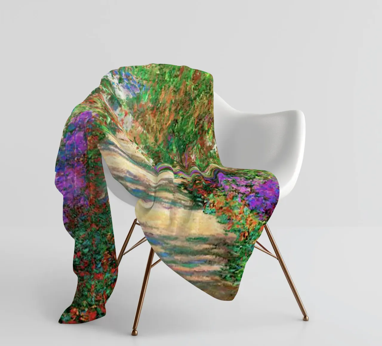 Il viale dei ricordi di Monet coperta in pile da Günstiger Laden