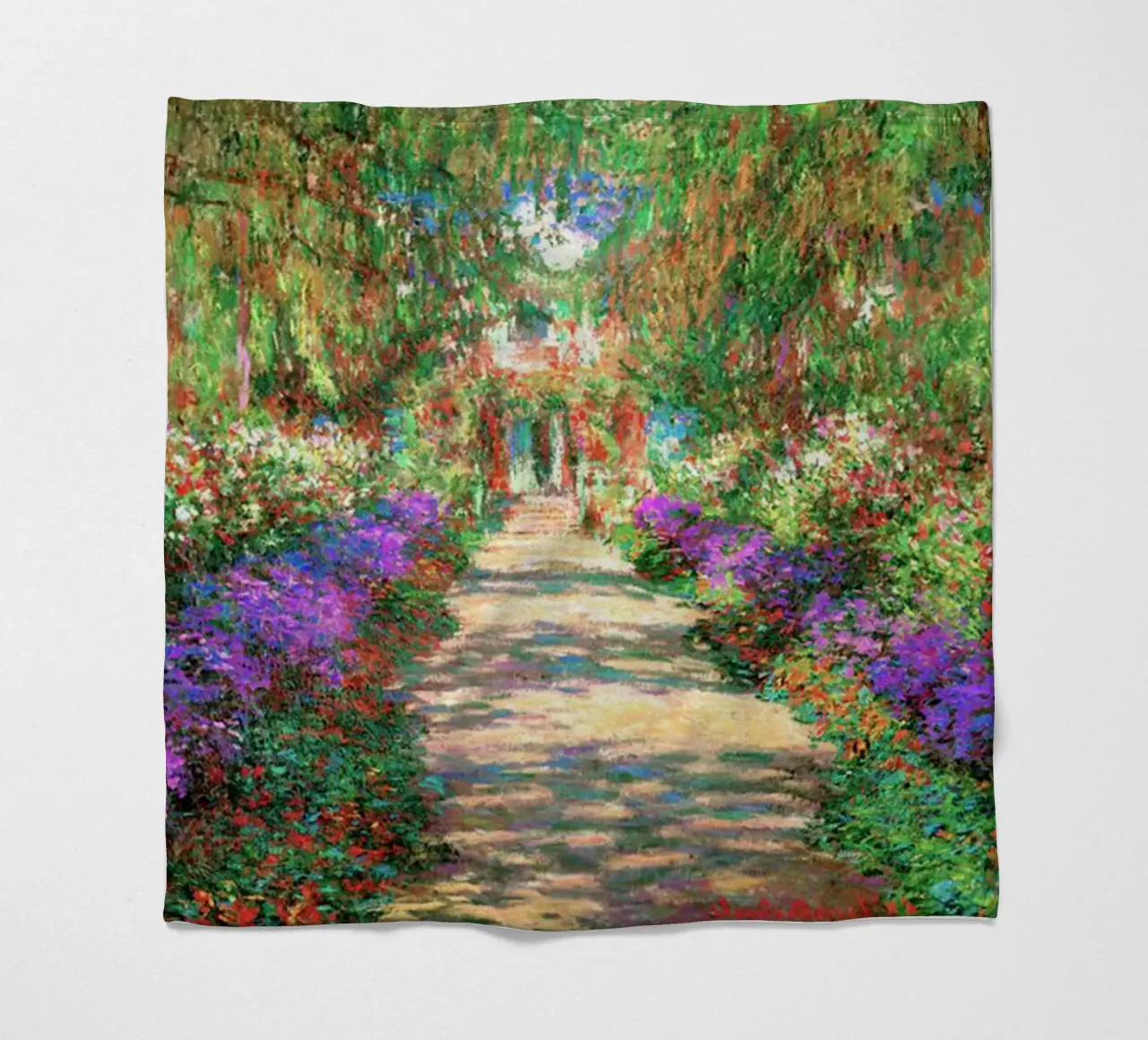 Il viale dei ricordi di Monet coperta in pile da Günstiger Laden