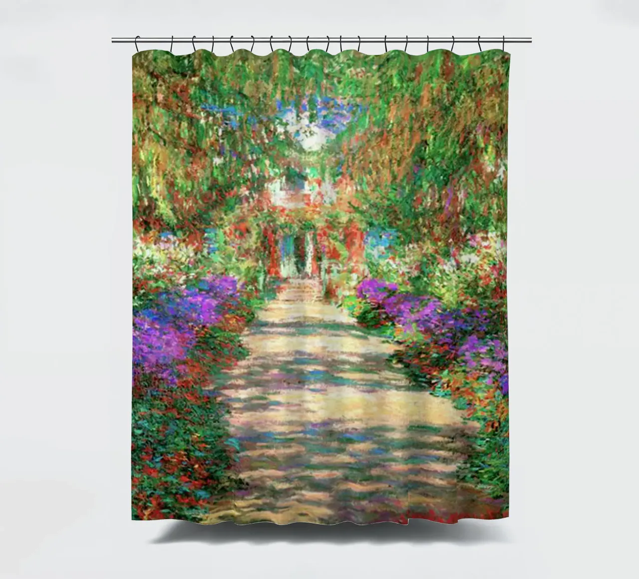 Il viale dei ricordi di Monet tenda da doccia da Günstiger Laden