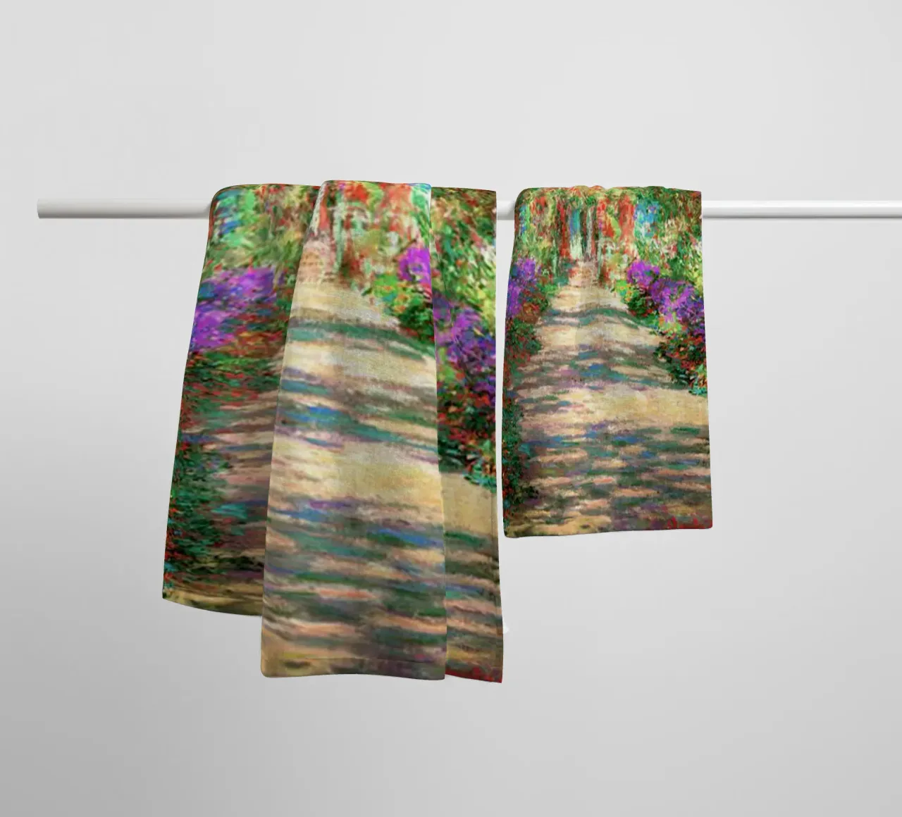 Il viale dei ricordi di Monet asciugamano da bagno da Günstiger Laden