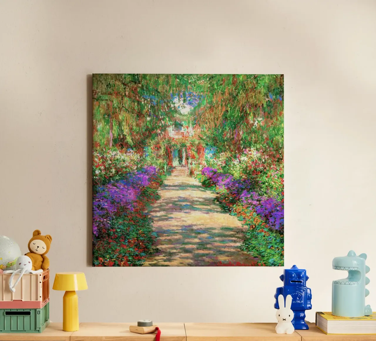 Monet memory lane canvas van Günstiger Laden