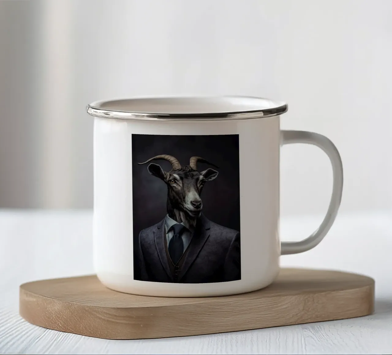 Arte da parete di Imagine tazza in smalto da Imagine