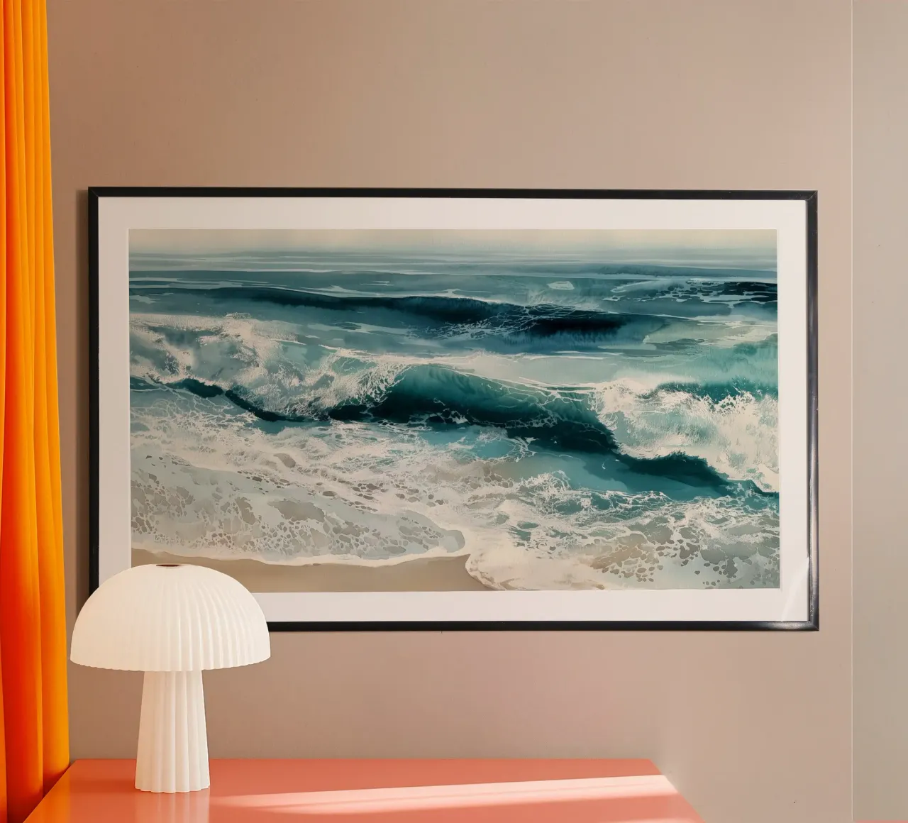 Unterwasserschiff Poster von Matthias Keller Studio