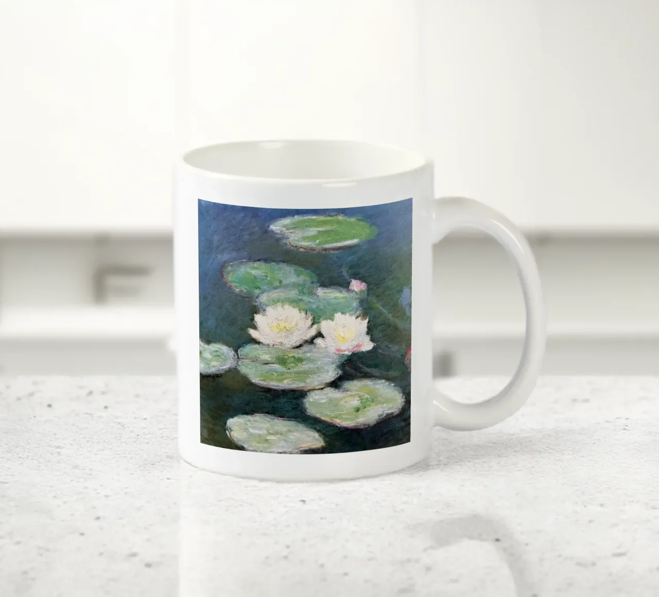 Monet Speciale fiore di loto tazza in ceramica da Günstiger Laden