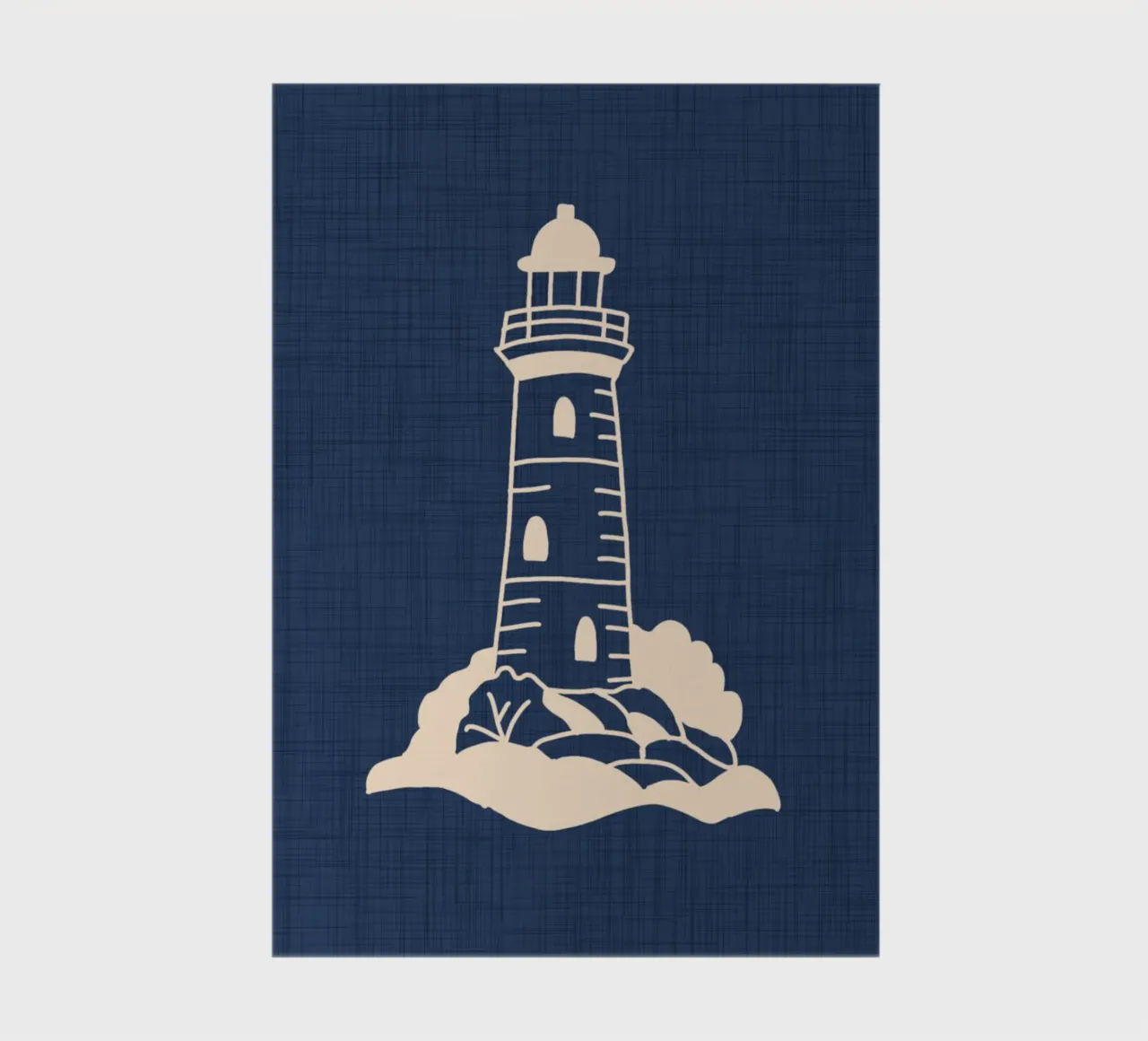 Lighthouse Nautical Mythology - Retro Coastal notebook by susanacosta