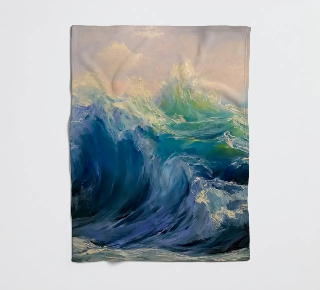 Monet Le onde coperta in pile da Günstiger Laden