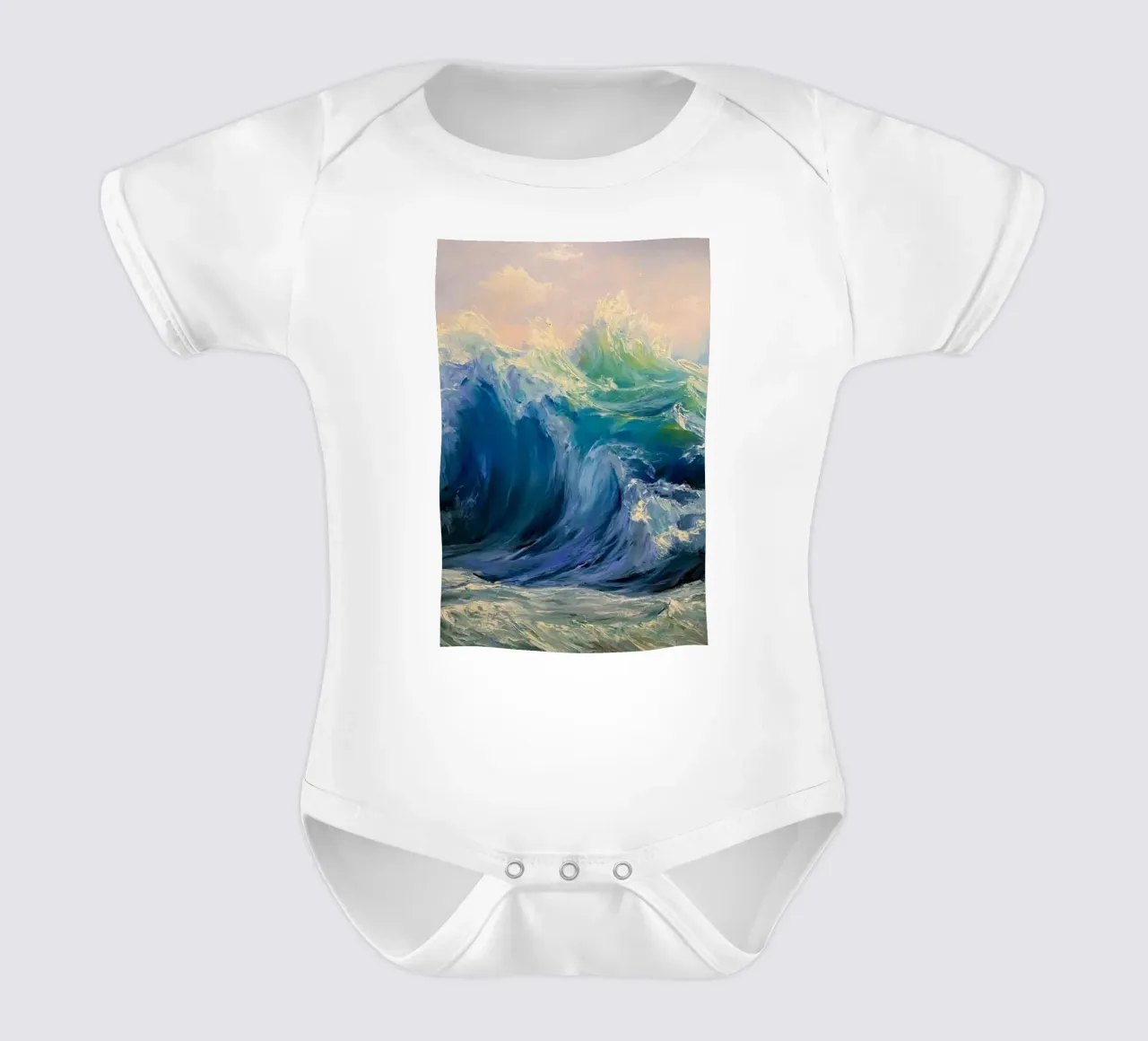 Monet Las olas body de bebé de Günstiger Laden