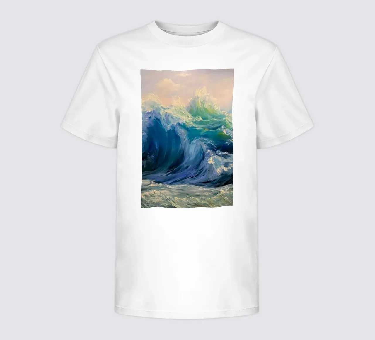 Monet The Waves kids t-shirt by Günstiger Laden