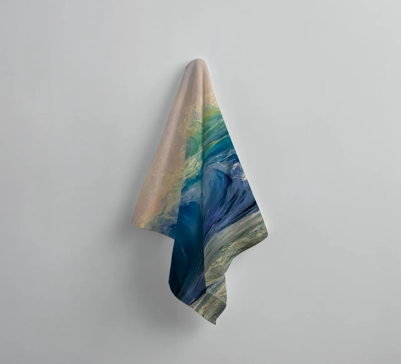 Monet Las olas toalla de baño de Günstiger Laden