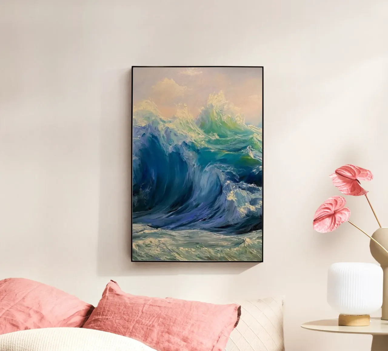 Monet Las olas metacrilato de Günstiger Laden