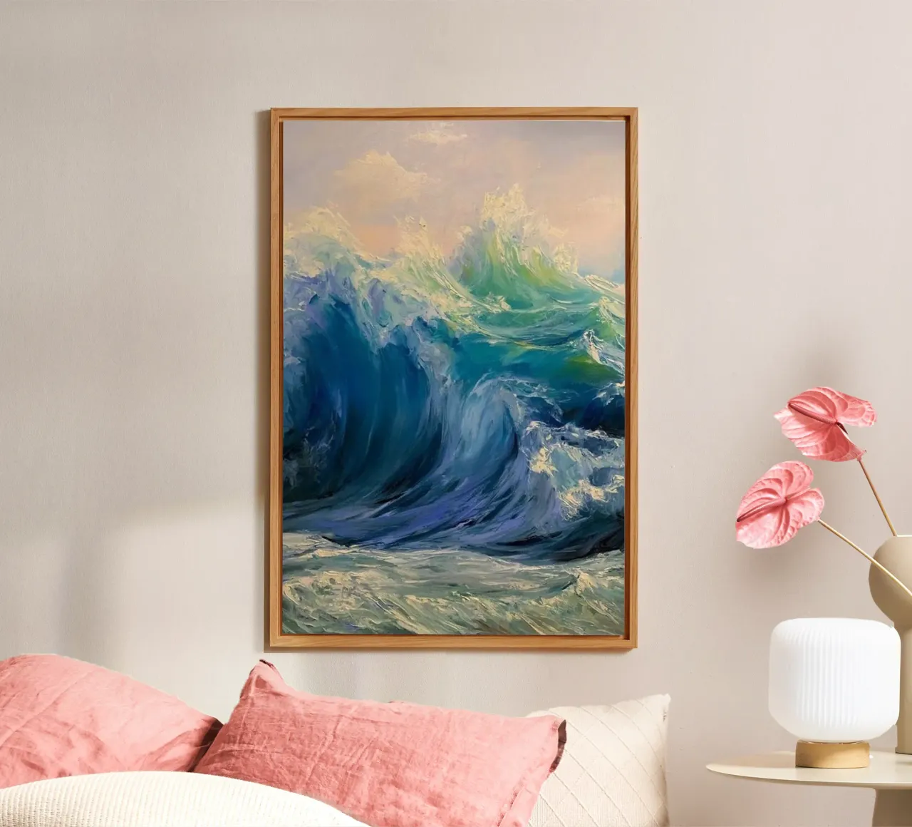 Monet Le onde alluminio dibond da Günstiger Laden