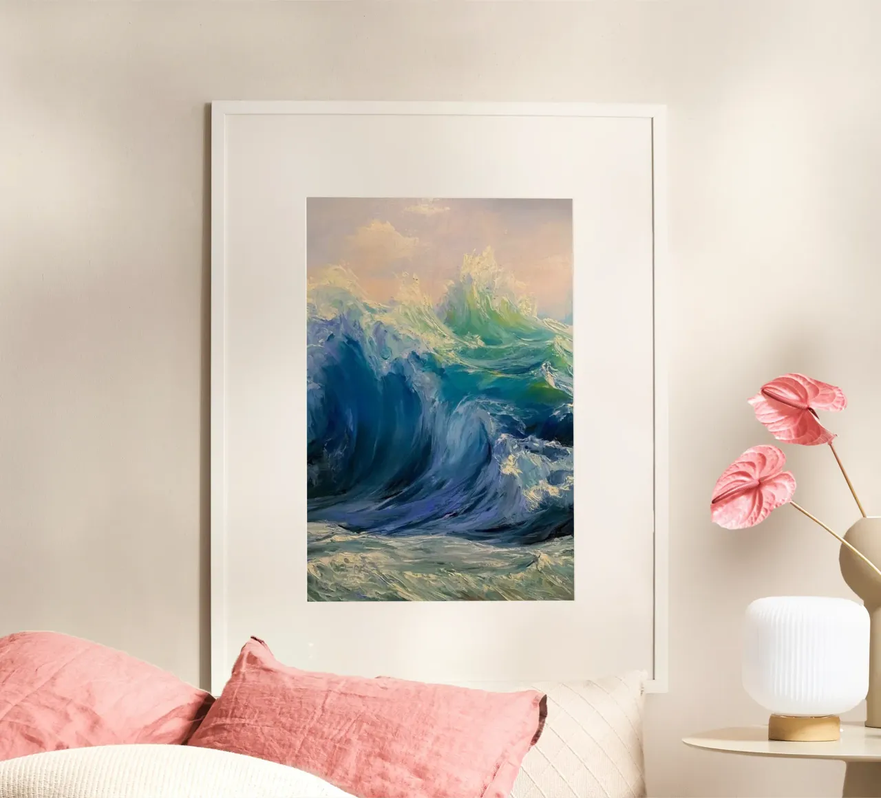 Monet Las olas hahnemühle de Günstiger Laden