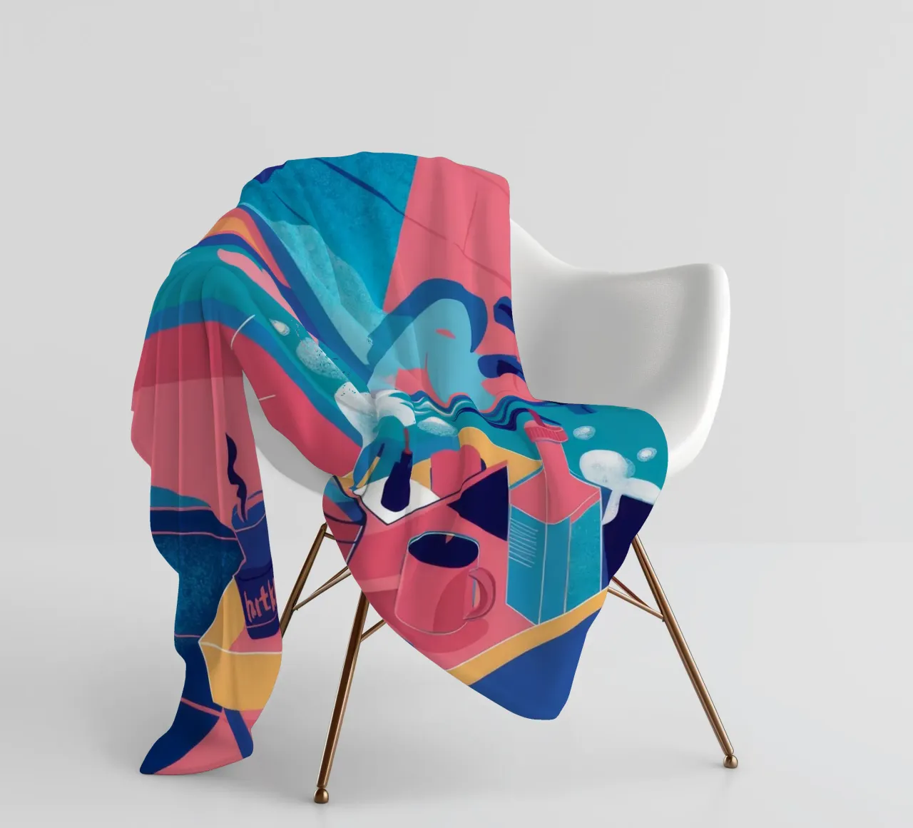 Serata Grill sul tetto coperta in pile da Muse Artworks