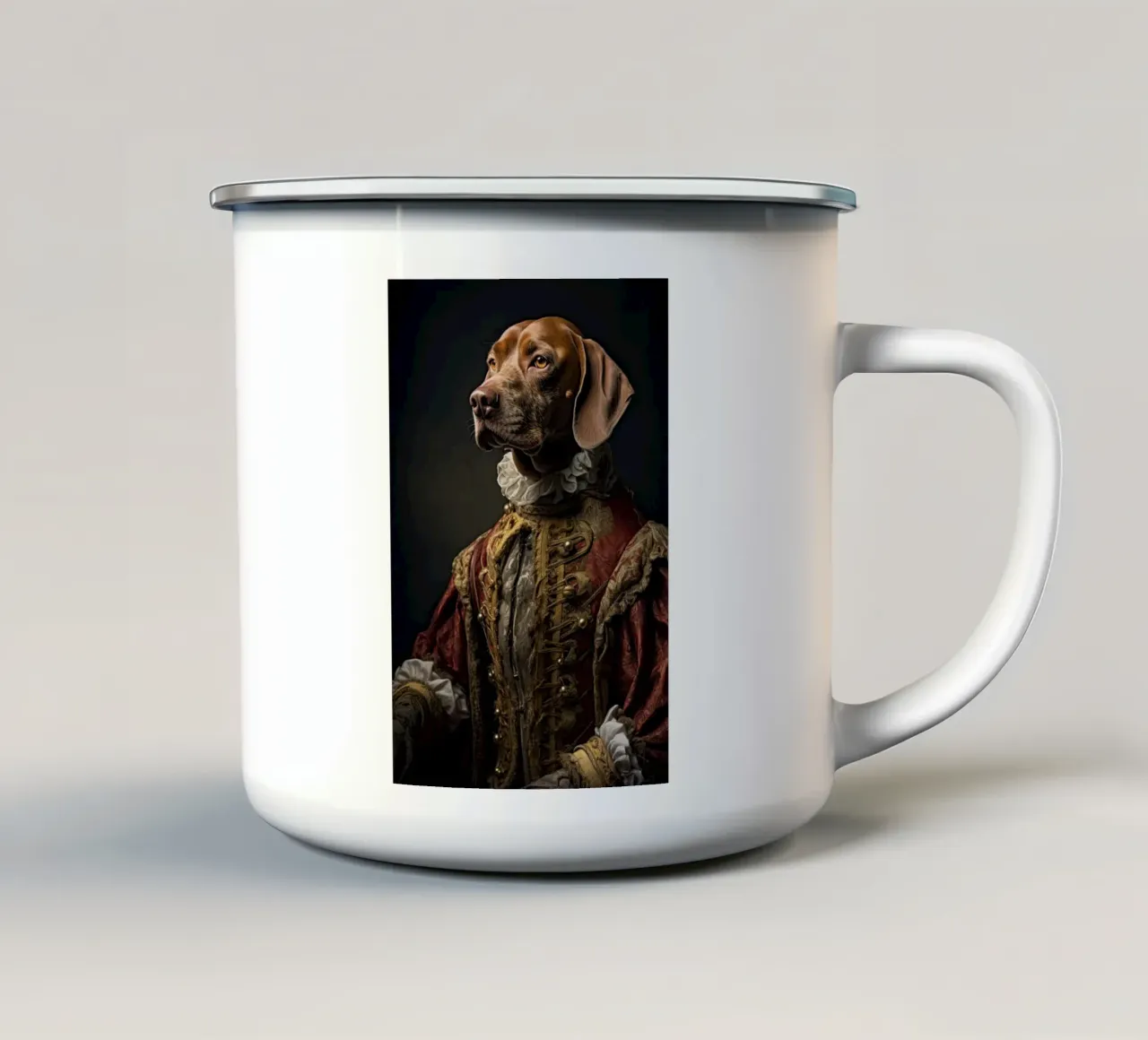 Muurkunst van Imagine emaille mok van Imagine