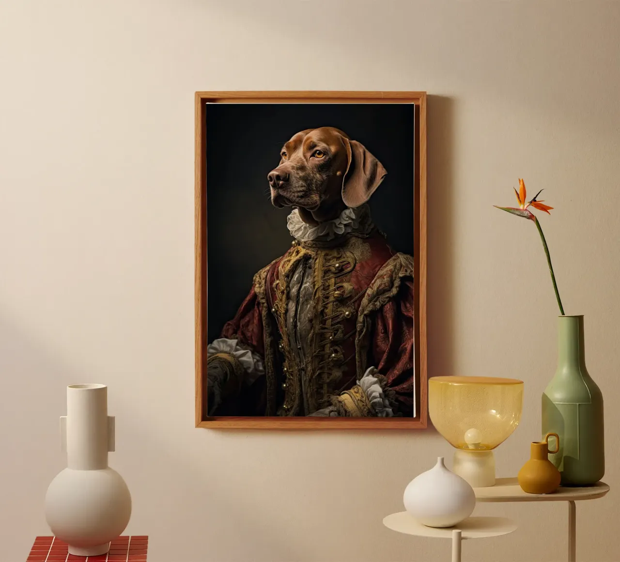 Muurkunst van Imagine canvas met Baklijst van Imagine