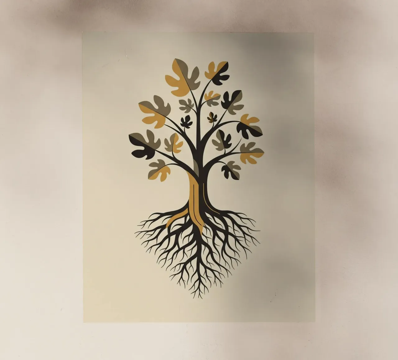 Floral bauhaus #062: Our Roots Run Deep pellicola backlit da Zen Design