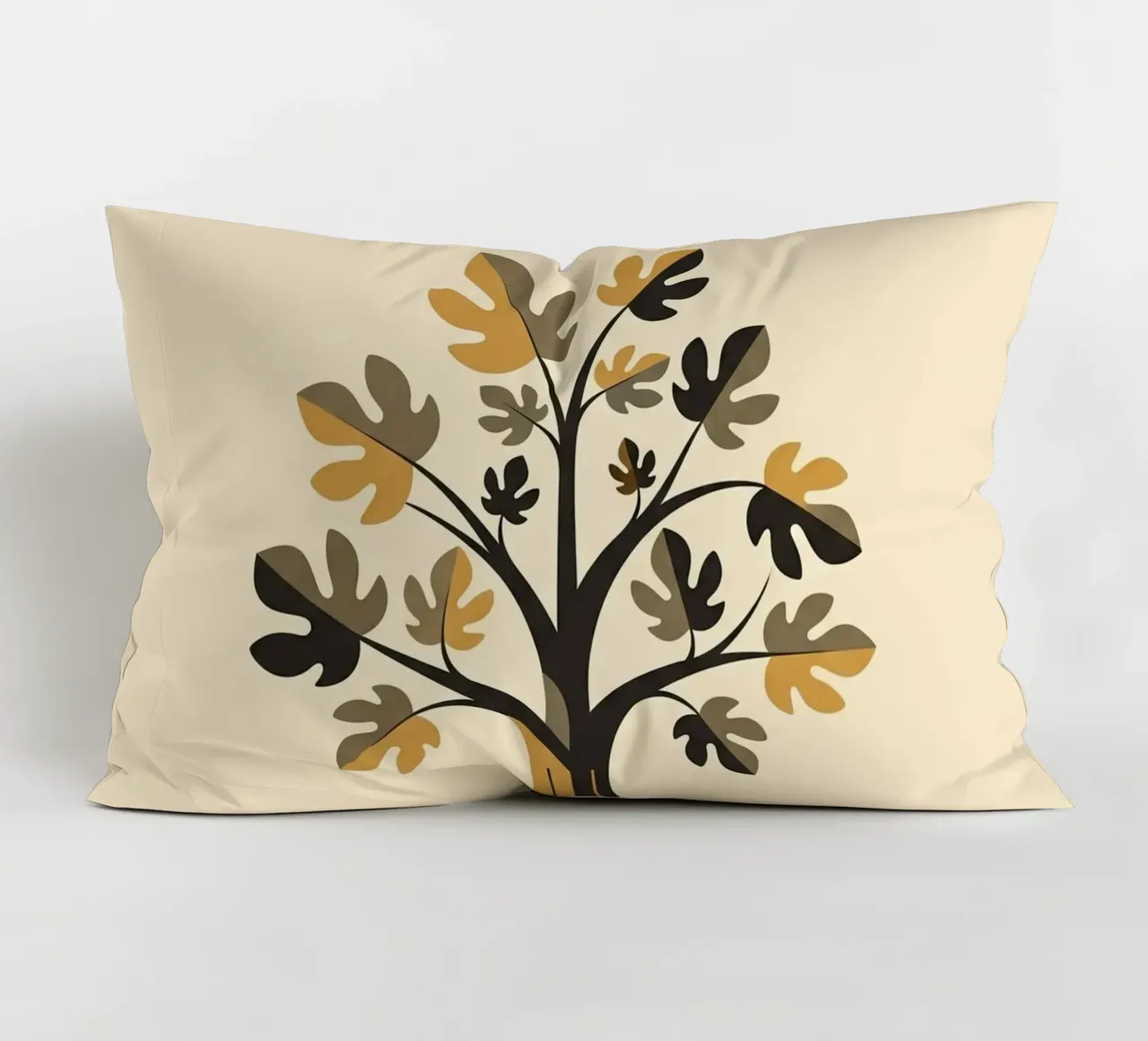 Floral bauhaus #062: Our Roots Run Deep cuscino da Zen Design