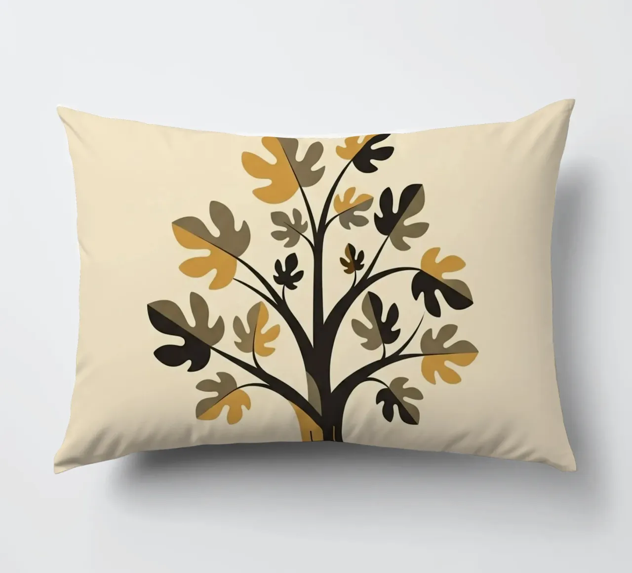Floral bauhaus #062: Our Roots Run Deep cuscino da Zen Design