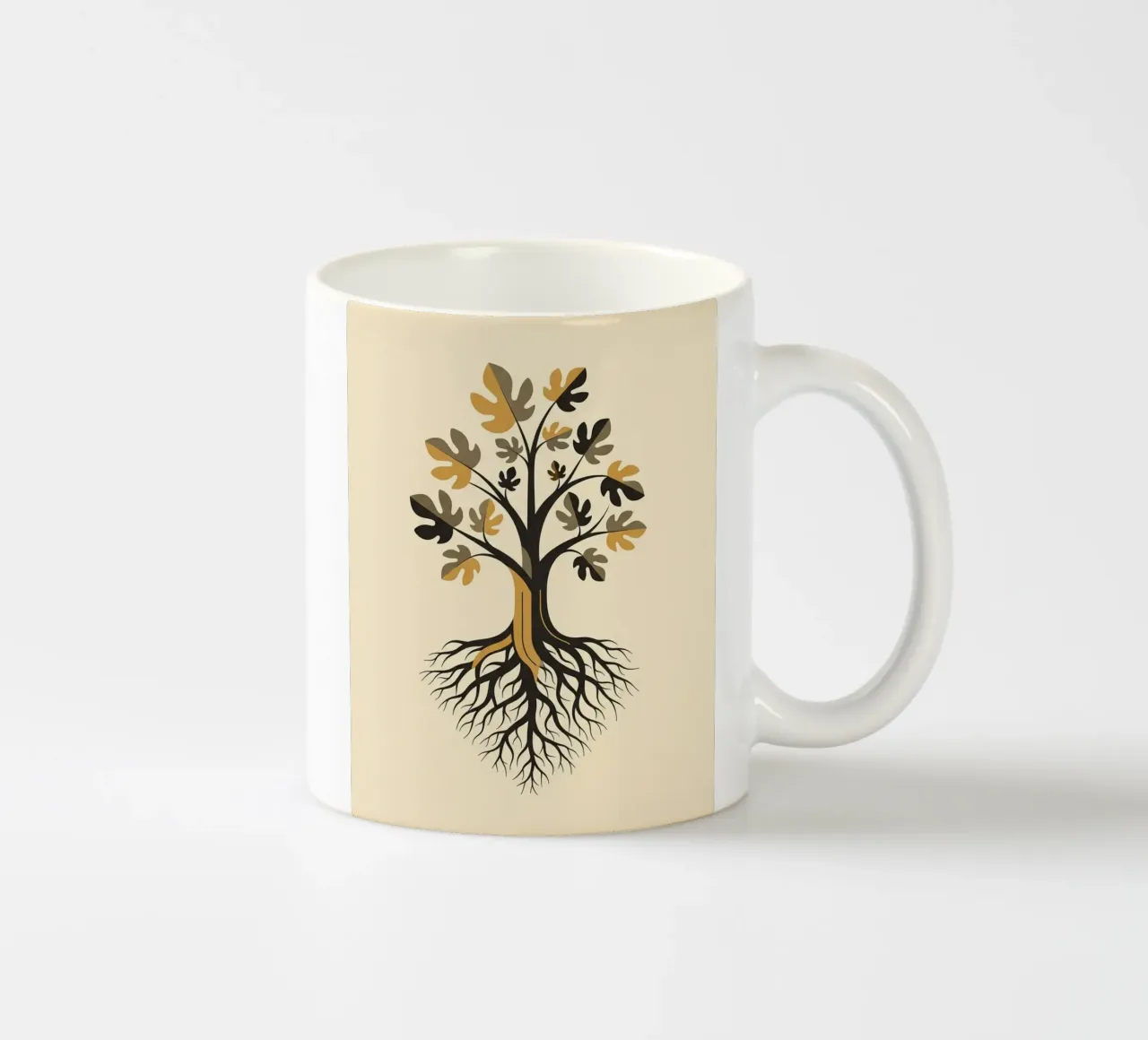 Floral bauhaus #062: Our Roots Run Deep tazza in ceramica da Zen Design