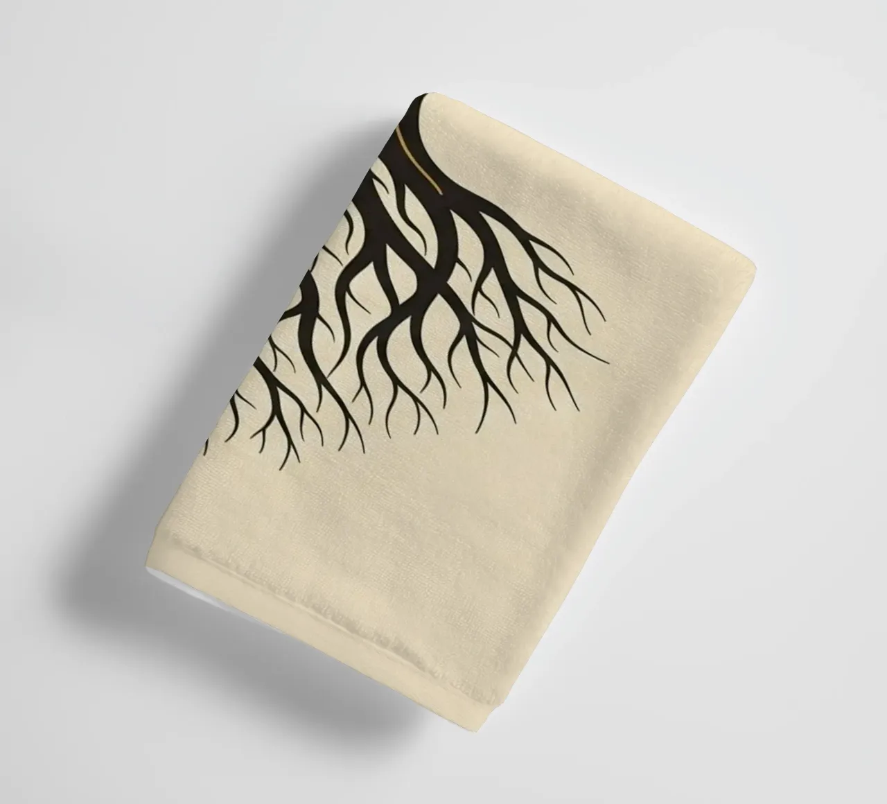 Floral bauhaus #062: Our Roots Run Deep asciugamano da bagno da Zen Design