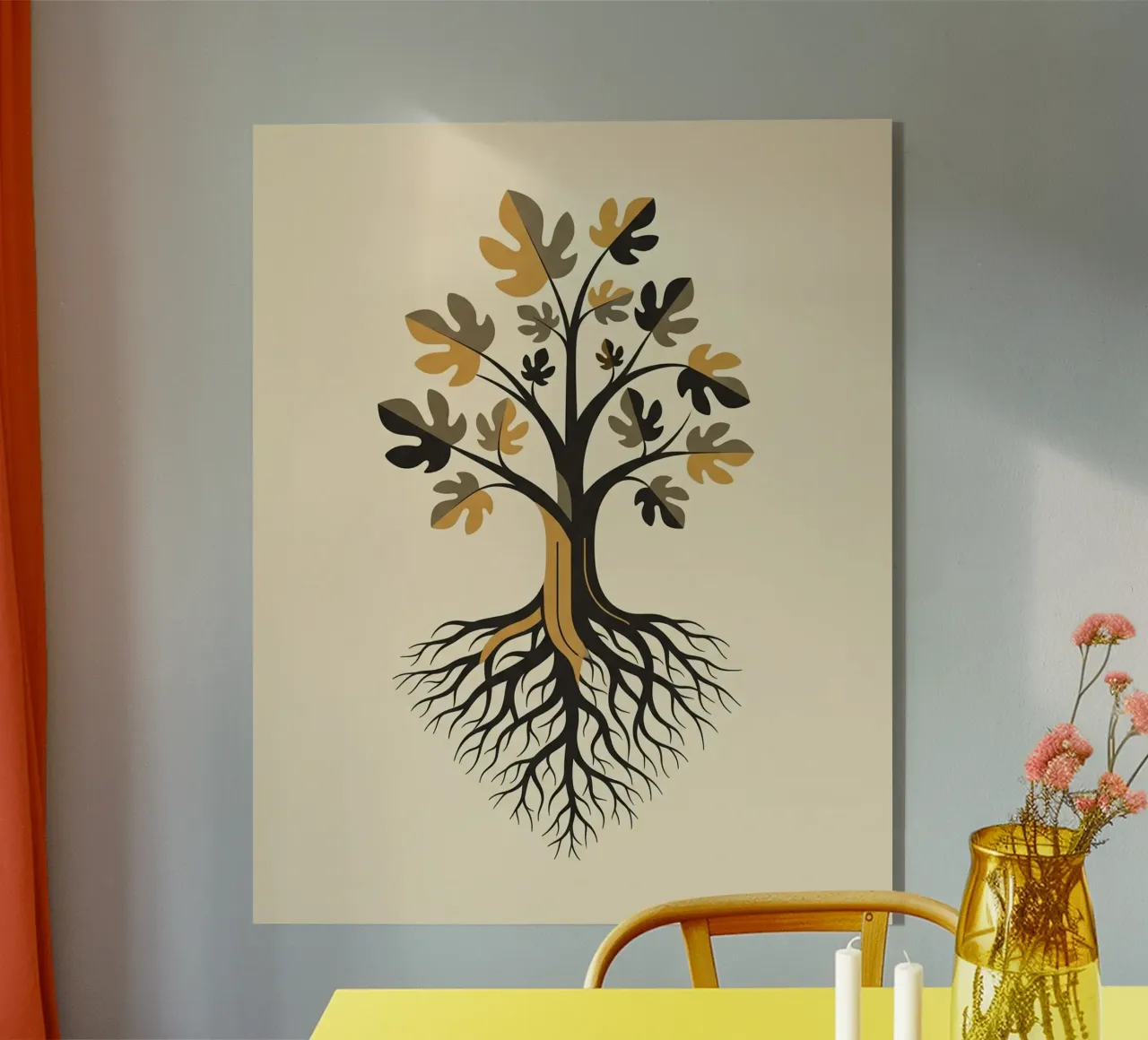 Floral bauhaus #062: Our Roots Run Deep plexiglass da Zen Design