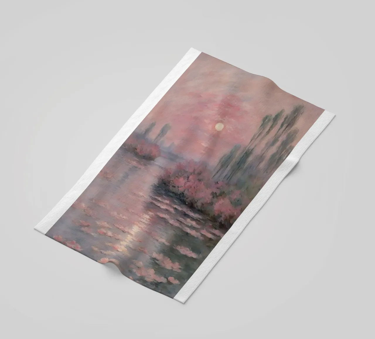 Tramonto di Monet telo mare da Günstiger Laden