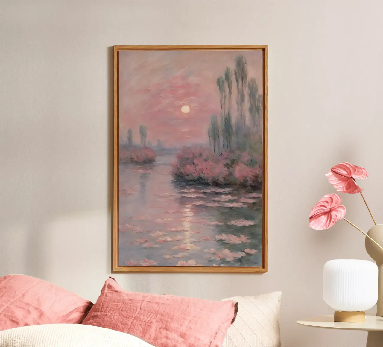 Tramonto di Monet alluminio dibond da Günstiger Laden