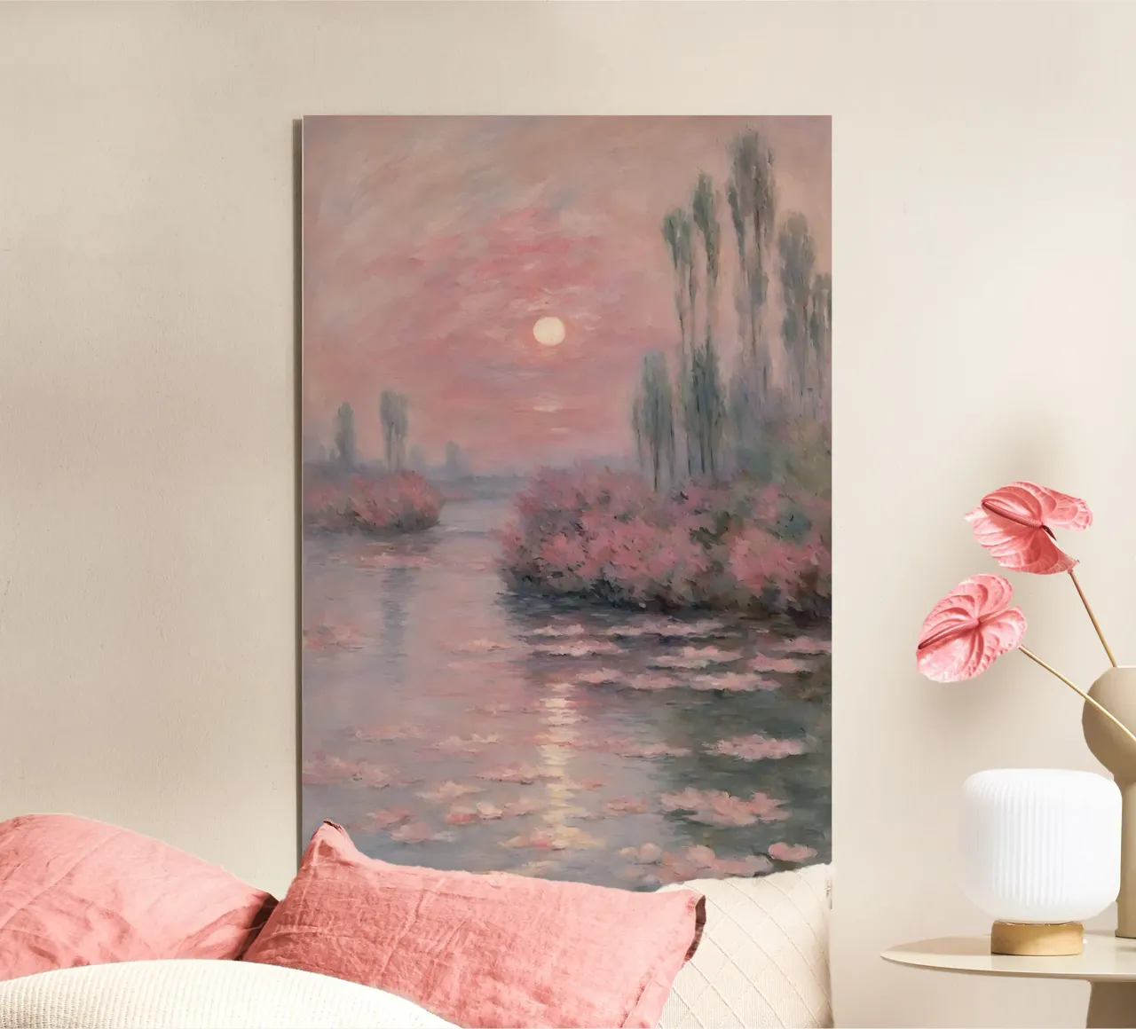 Tramonto di Monet alluminio dibond da Günstiger Laden