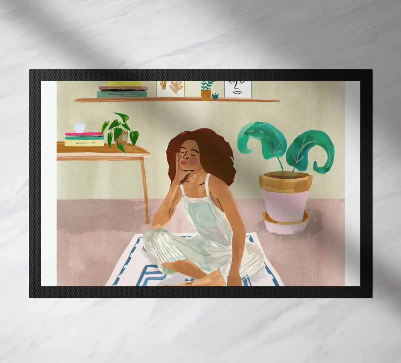Aries doormat by Laura Page